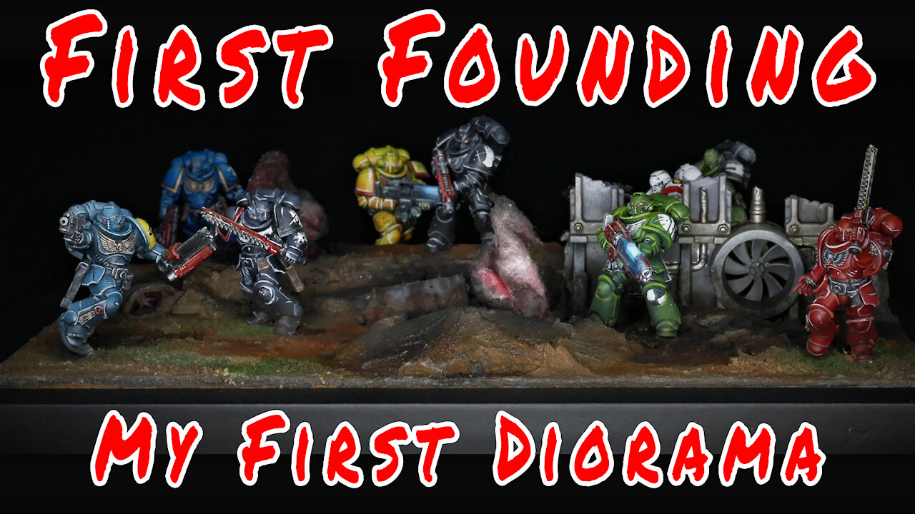 Creating A Display Board With All The First Founding Space Marines