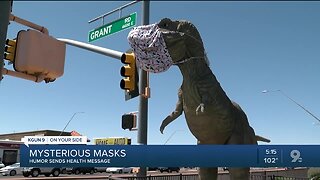 Who’s putting masks on Tucson’s iconic statues?