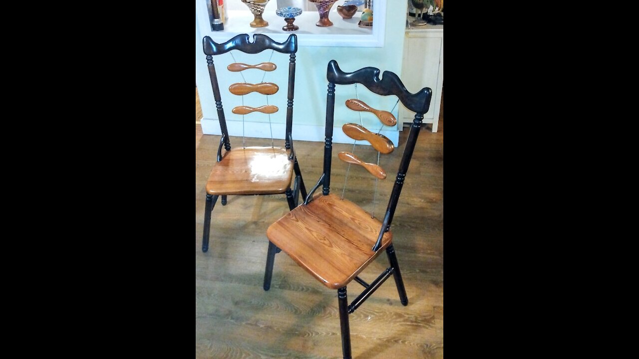 Woodworking - Dining chairs made from reclaimed lumber