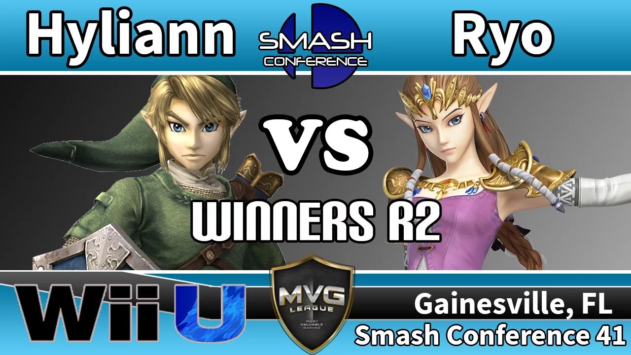 Hyliann (Link) vs. MVG|Ryo (Ike & Zelda) - SSB4 Winners R2 - Smash Conference 41