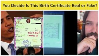 Obama's Birth Certificate is FAKE