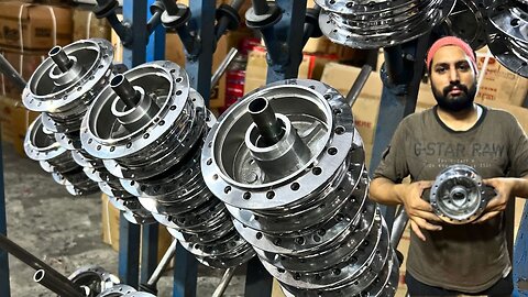 😱Amazing Process of Making Motorcycle Wheel Hub