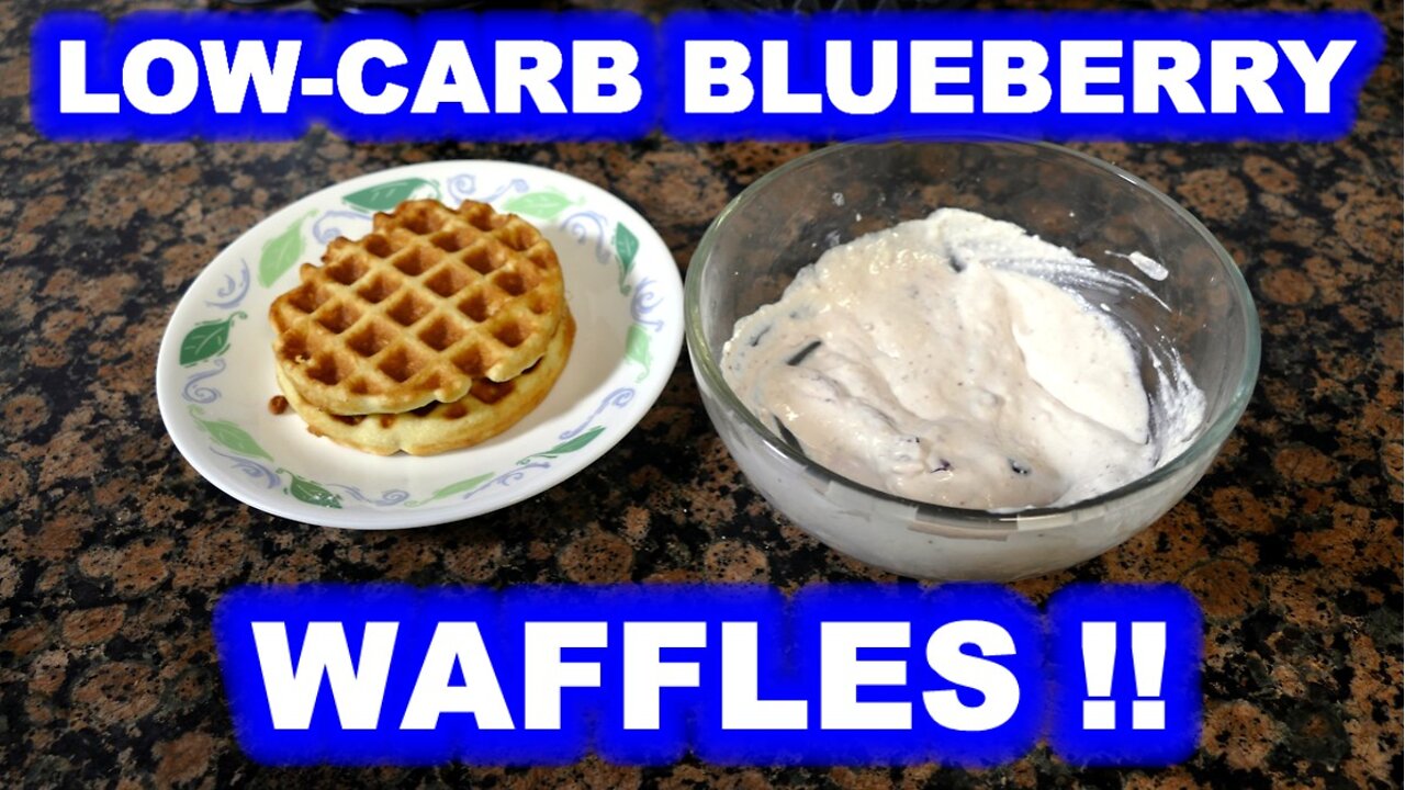 Fantastic Blueberry Waffles