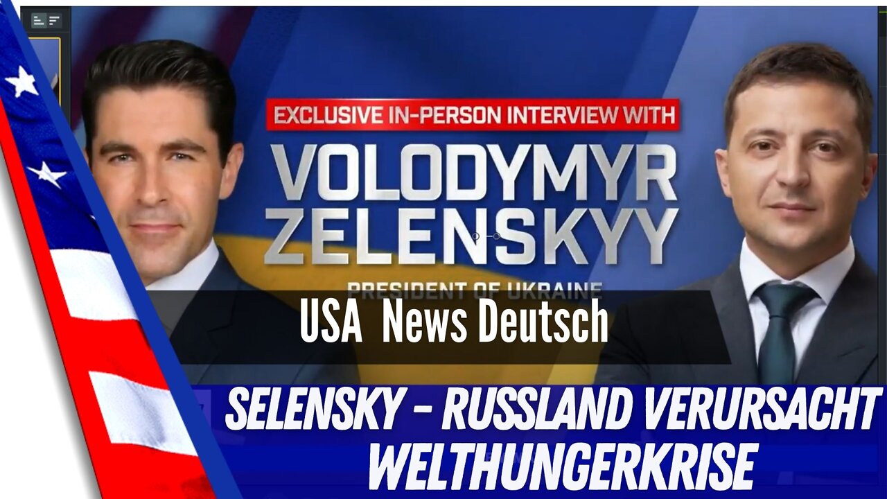 Newsmax interviewt Ukraine Präsident Selensky