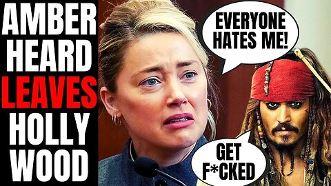 Amber Heard LEAVES Hollywood After DESTROYING Her Career With Lies About Johnny Depp