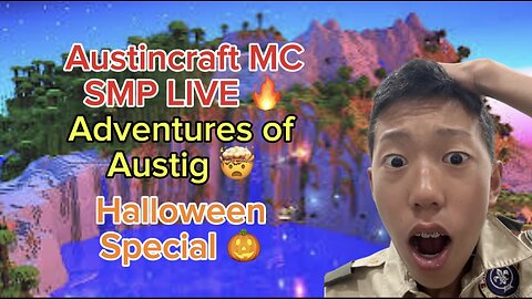 Minecraft Halloween Special 🎃 AustinCraft LIVE with viewers ft. Danny #rumbletakeover