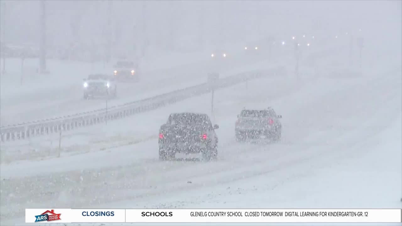 Winter storm in Maryland to cause slick road conditions during morning commute