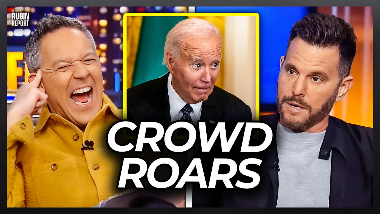 Gutfeld! Crowd Roars at Dave Rubin’s Reaction to Woodward’s Biden Revelations