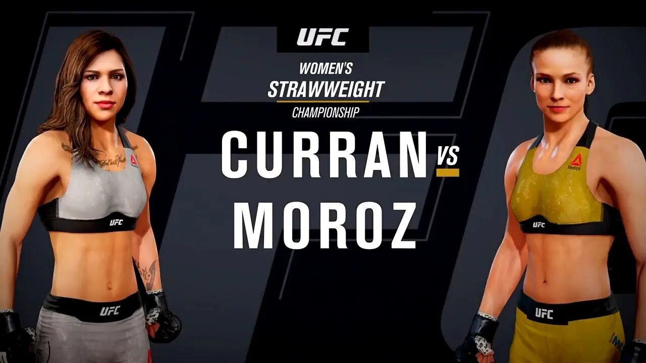 EA Sports UFC 3 Gameplay Maryna Moroz vs Kailin Curran