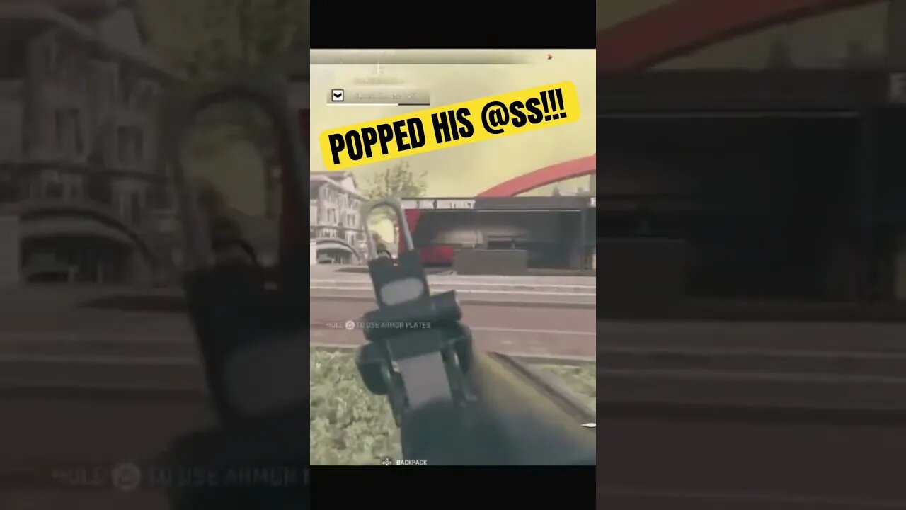 POPPED HIS @SS!!! Subscribe for More #resurgence #callofduty #shorts