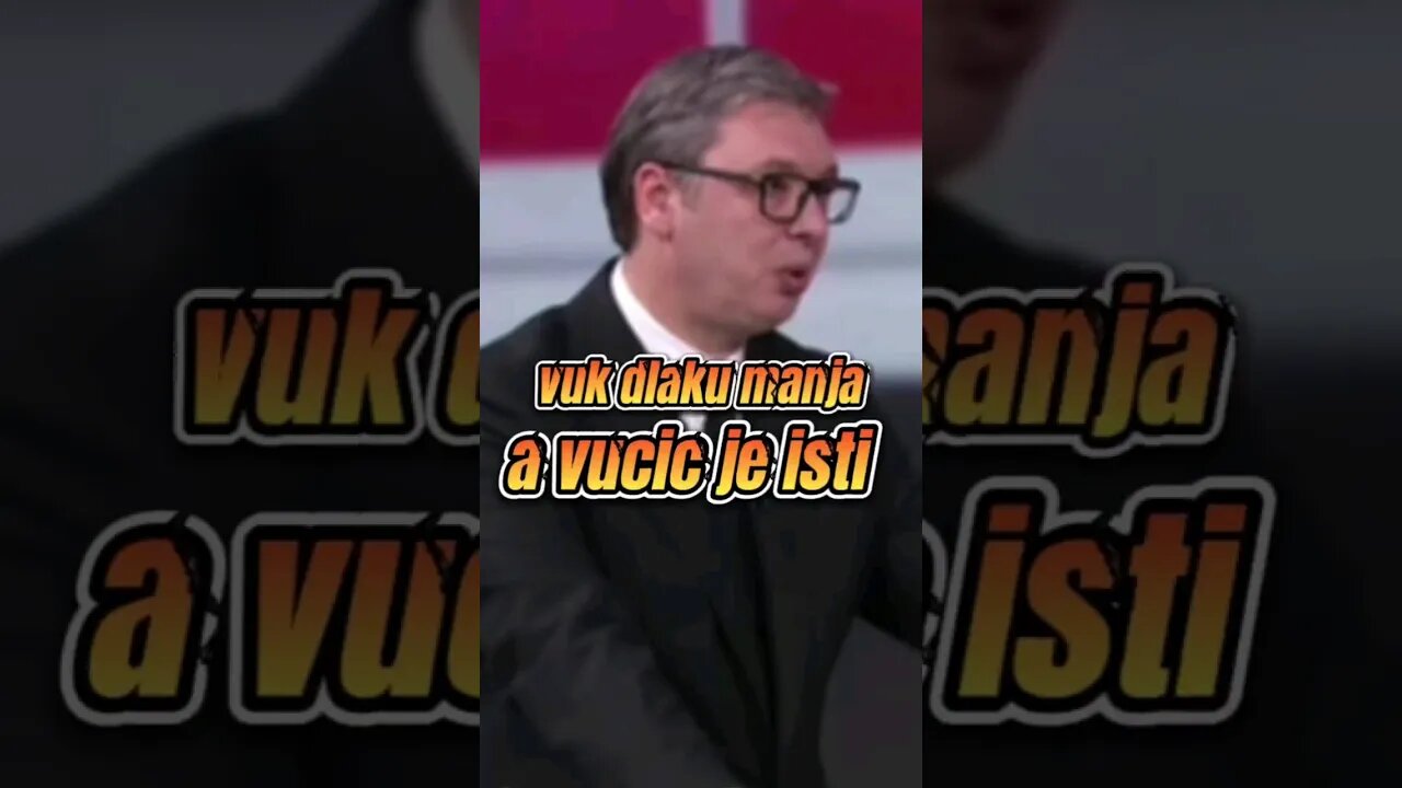 vuk dlaku menja a Vucic je ostao radikal 🫢🫢🫢 #vucic #sns #radikal