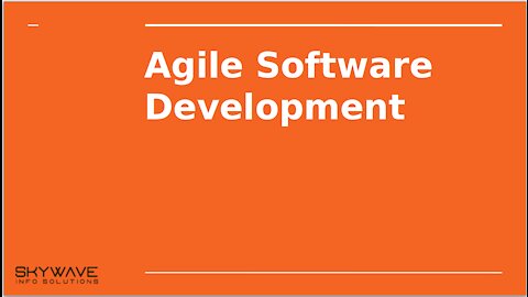 Agile Software Development | Skywave Info Solutions