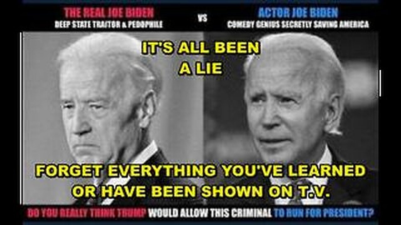 It's All been a LIE - 'Joe Biden, Trump Shooting'