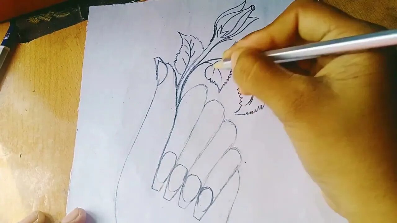 Art Eira | pencil scetch | Drawing | how to draw a girl hand with pencil scetch step by step