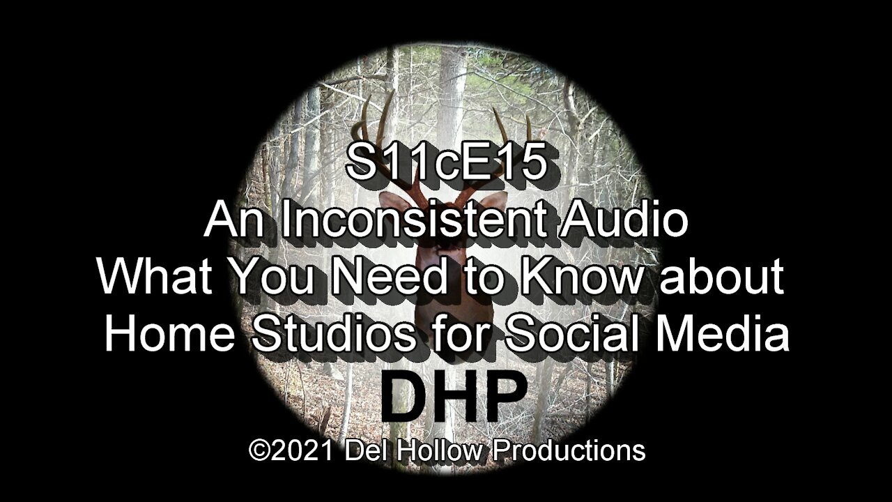 S11cE15 – An Inconsistent Audio - What You Need to Know about Home Studios for Social Media