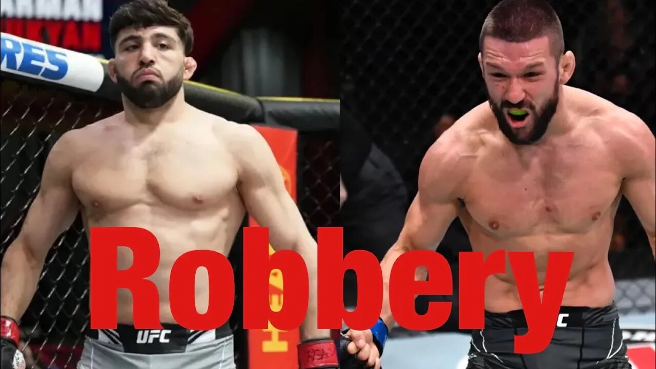 Arman Tsarukyan Was Robbed, UFC Fight Night Tsarukyan Vs Gamrot Results