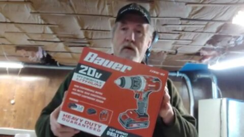 BAUER Drill/Driver Kit Unboxing And Review. #20vdrill #BouerDrill