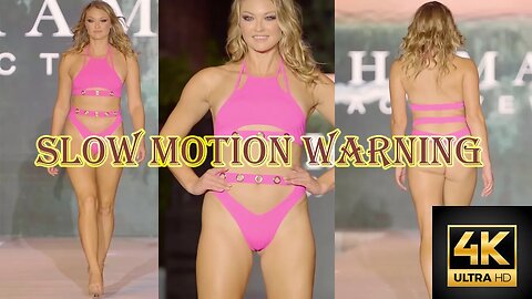 India Gants - MIAMI FASHION WEEK SLOW MOTION WALK | 4K VERTICAL ULTRA HD