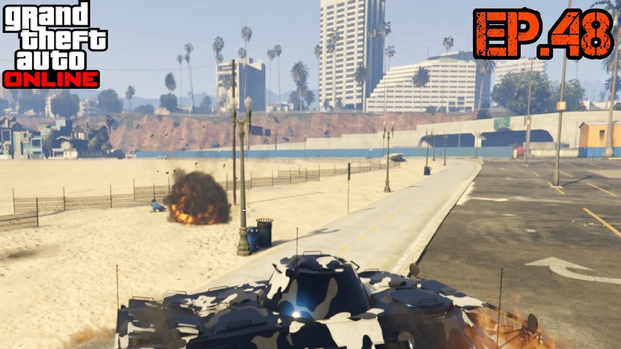 TailslyPlays GTA 5 Online[Ep.48]Never mess with the big bule tank