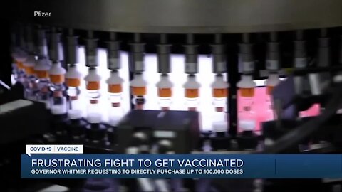 Frustrating fight to get vaccinated in Michigan