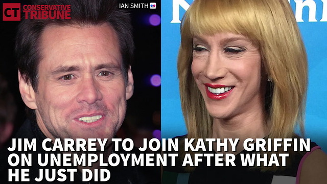 Jim Carrey to Join Kathy Griffin on Unemployment After What He Just Did