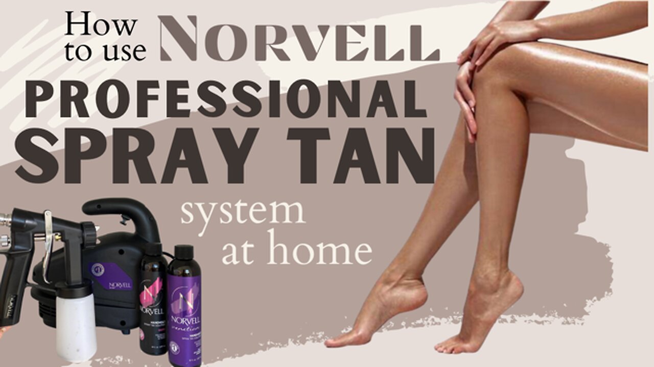 Professional SELF TANNING system you can use at home