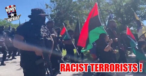 BLACK PANTHERS HOLD ARMED REPARATIONS MARCH-THREATEN TO KILL EVERYTHING WHITE IN SIGHT !