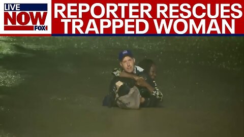 Hurricane Helene: FOX reporter saves woman trapped in flooded water | LiveNOW from FOX Interview