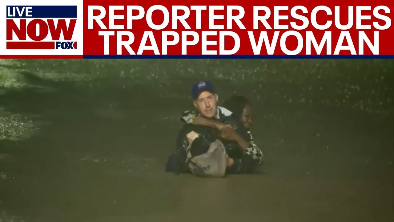 Hurricane Helene: FOX reporter saves woman trapped in flooded water | LiveNOW from FOX Interview