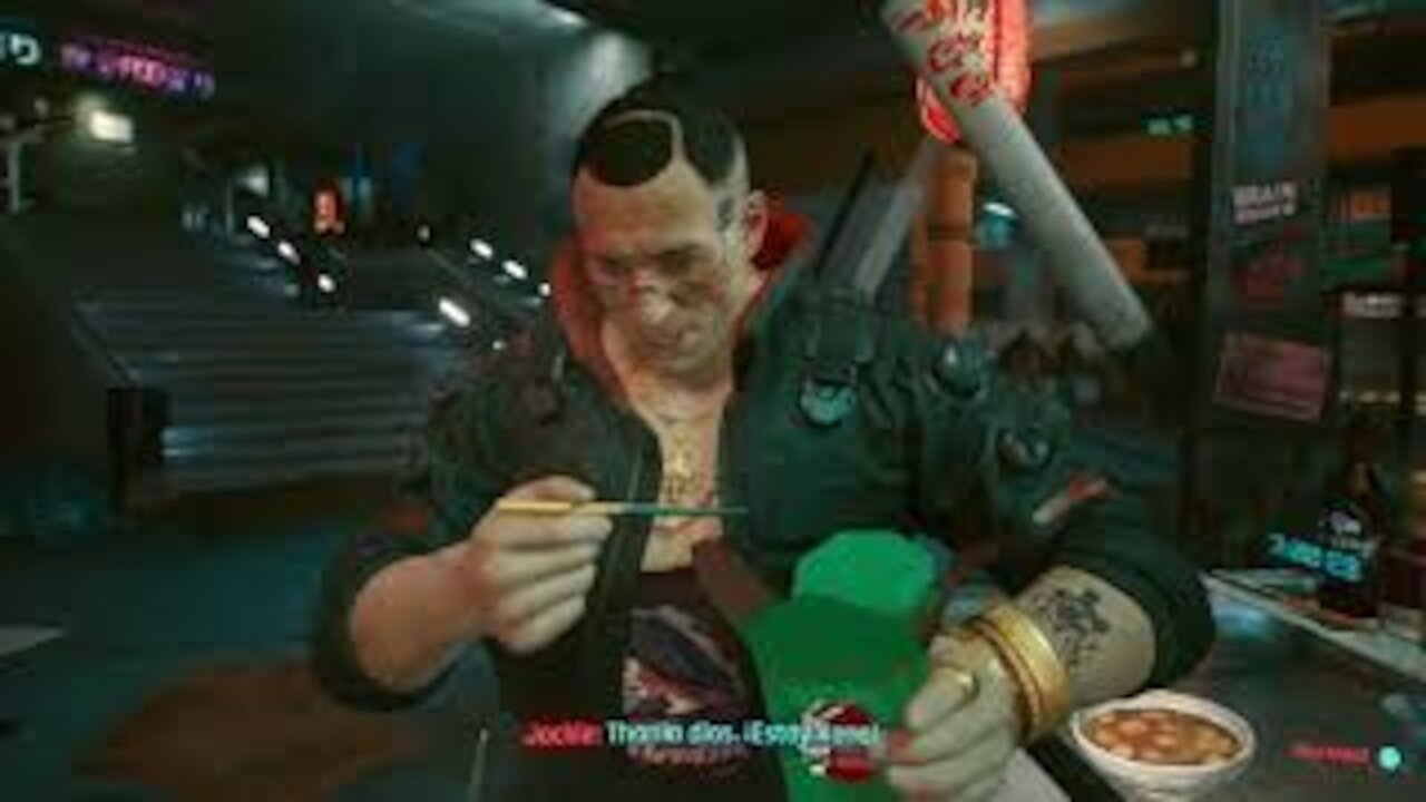 Cyberpunk 2077 The Ripperdoc (main quest) PS4 Gameplay