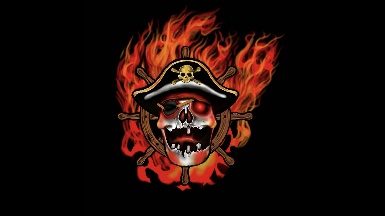 drawing my salty pirate logo