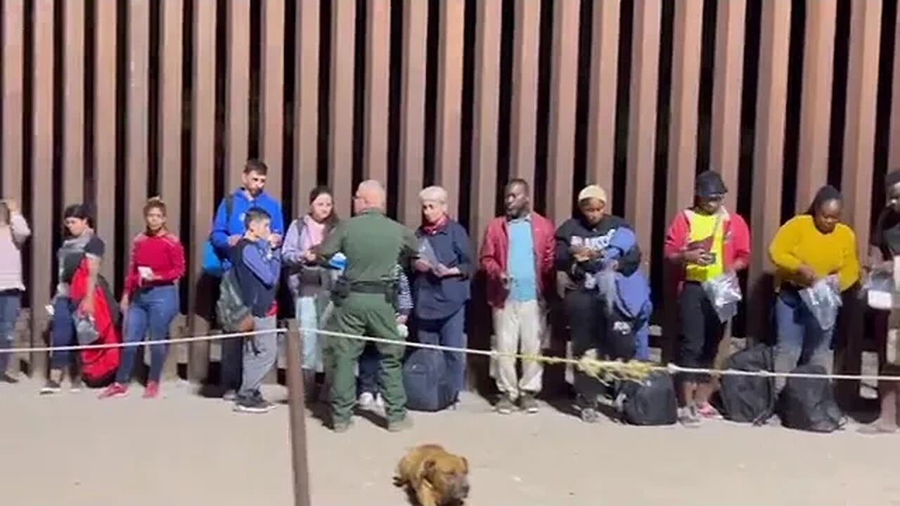 Yuma, Arizona: Last night a group of migrants turned themselves in to Border Patrol...