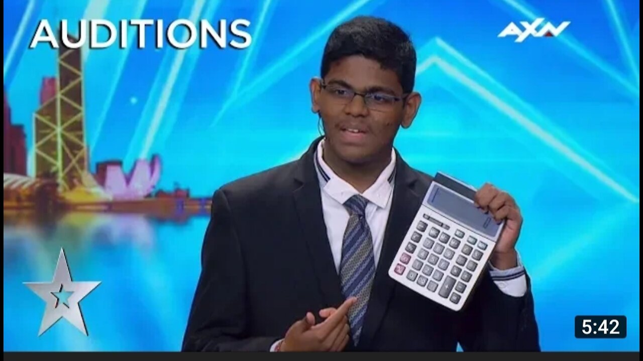 15 year old Yaashin is a Human calculator!