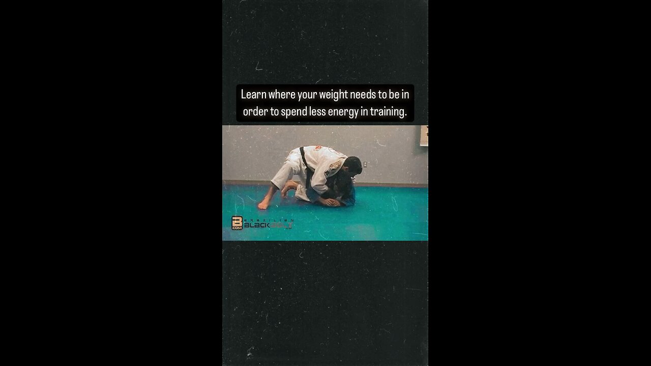 Learn where your weight needs to be in order to spend less energy in training. Subscribe for more.