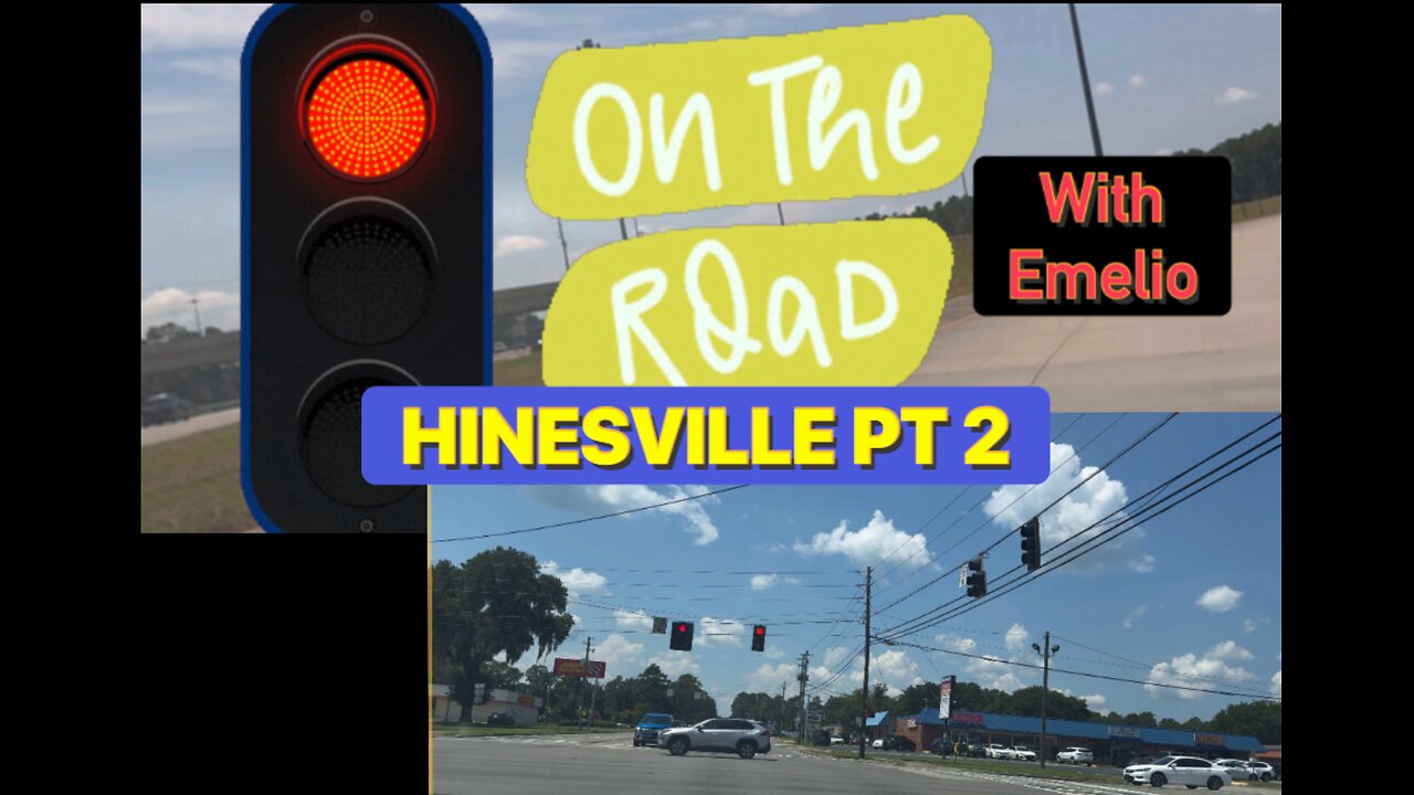 On the road with Emelio . HINESVILLE, GA PT 2