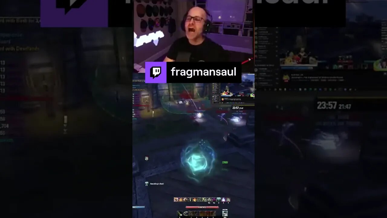 Throw back to the fun ESO Days - Zerg Scream | fragmansaul on #Twitch