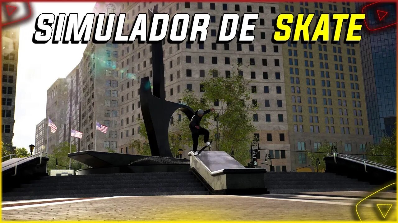 Simulator Realista de Skate Inicio da Gameplay Session Skate Sim