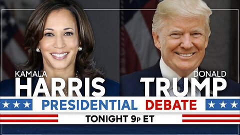 President Trump — V.P. Harris — Debate — August 10 2024