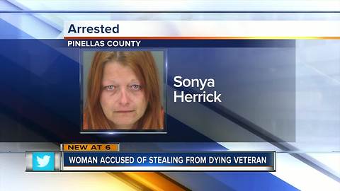 Largo woman accused of stealing $2,500 from Vietnam veteran