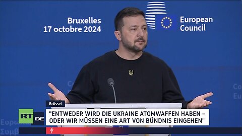 Selenskij: Ukraine braucht Atomwaffen oder NATO-Mitgliedschaft