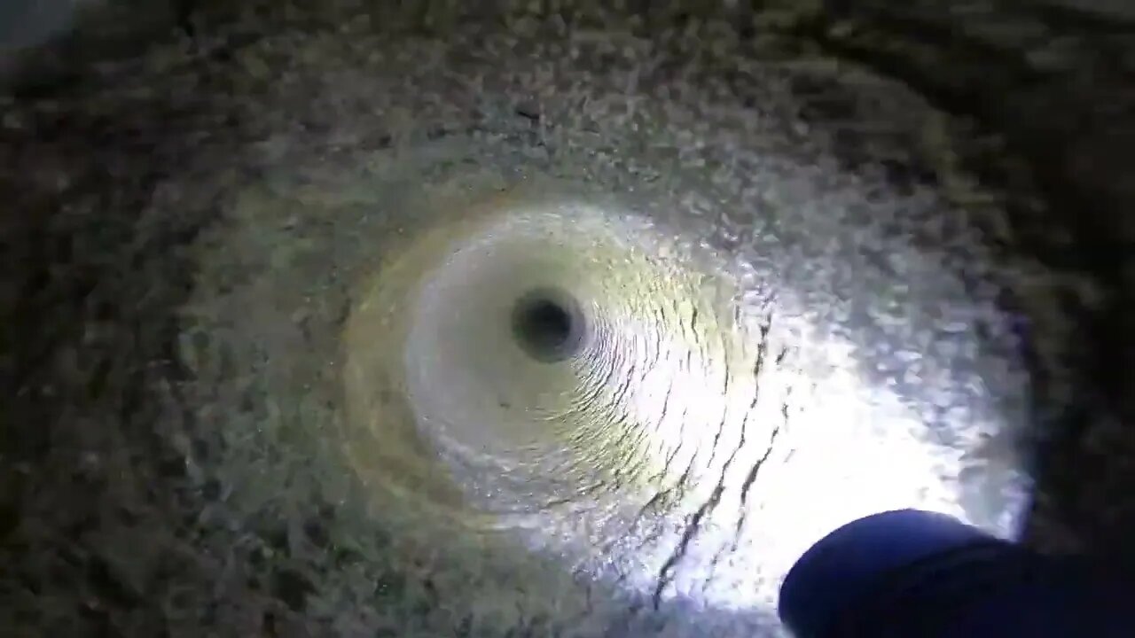 Go Pro Down A Deep Mystery Pipe 7