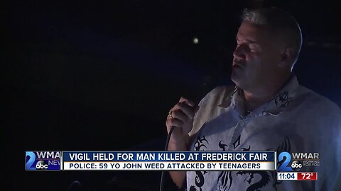 Vigil held for man killed at Frederick Fair in Mt. Airy