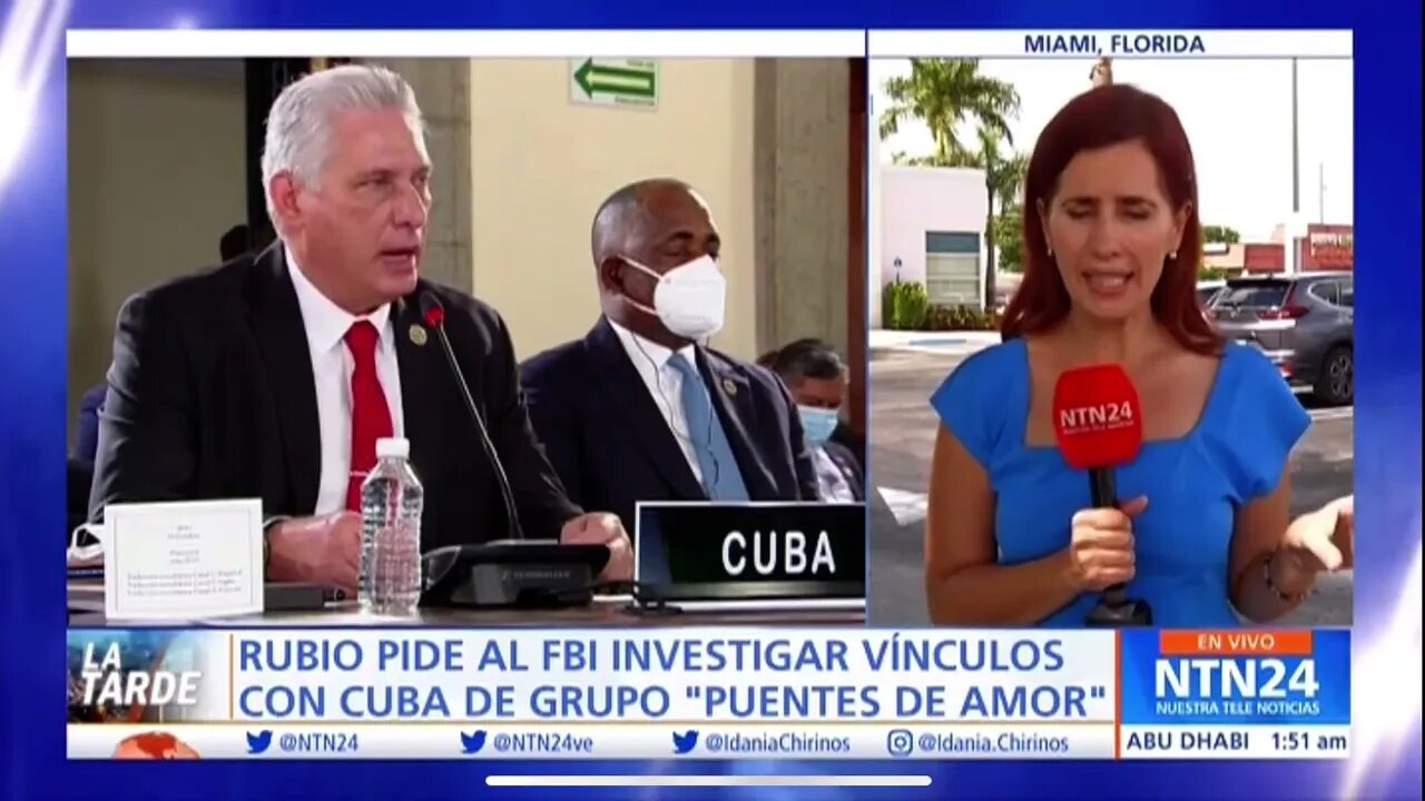 NTN24 Resalta Misiva de Rubio Instando al FBI a Investigar a Puentes de Amor y Más