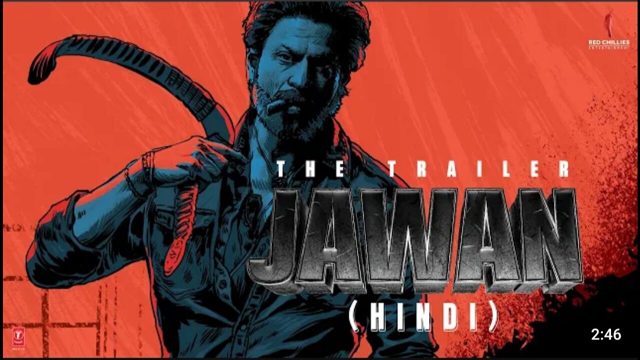 Jawan| hindi trailer| Shahrukh Khan| official trailer