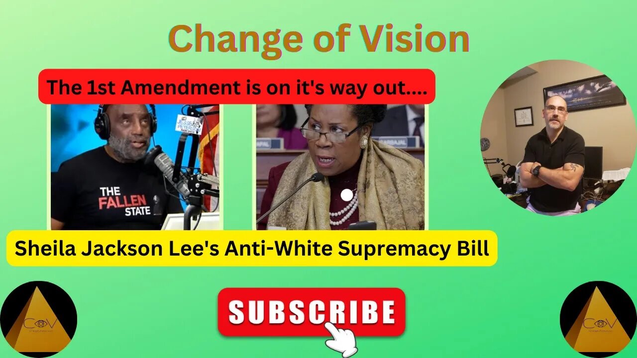 Anti-White Supremacy bill....Sheila Jackson Lee can shove it