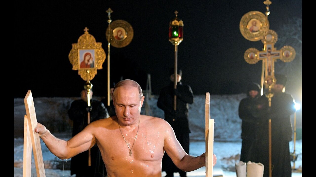 PUTINS 2021 Russian Orthodox Ritual Bath Seen By Millions!