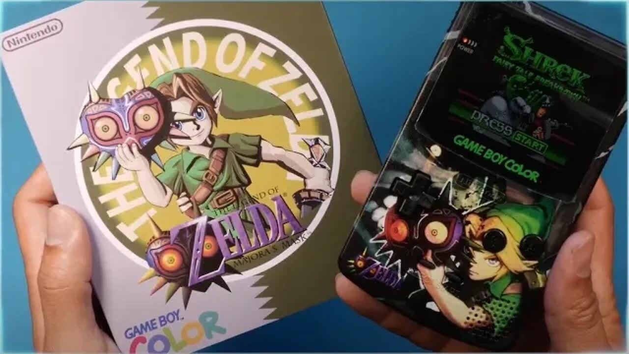 Building a Majoras Mask Laminated Screen GBC