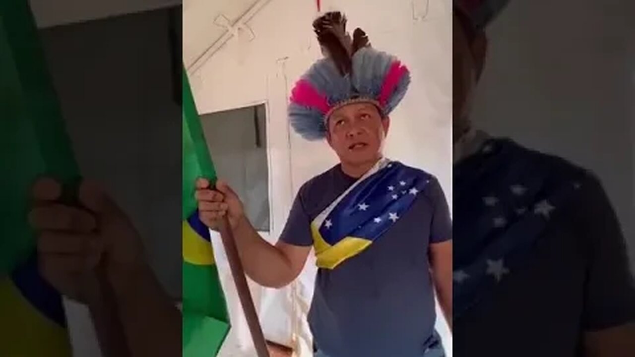 Cacique fala sobre perseguição politica e prisões de índios #agora #brasilia