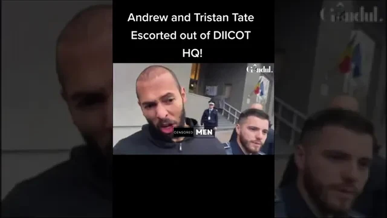 BREAKING- Andrew & Tristan Tate escorted out of DIICOT!!