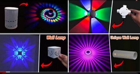 4 Amazing Wall Decoration Ideas | Diy Wall Decor | wall light